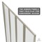 Anzzi 56 in. x 33 in. Accordion-Style Framed Brushed Nickel Bathtub Shower Door SD-AZ16-01BN - alternate 6